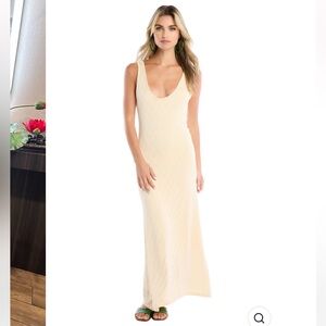 Allison New York Cream Crochet Dress